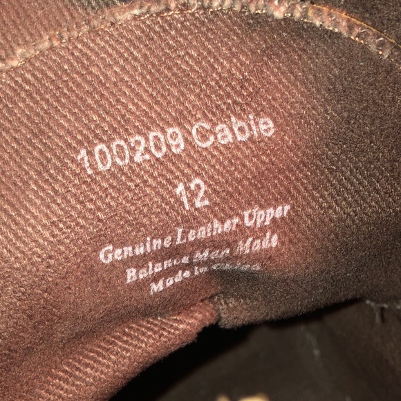 Aston Grey Collection Cable Boots, Genuine Leather Boots, Size 12 - Picture 8 of 8